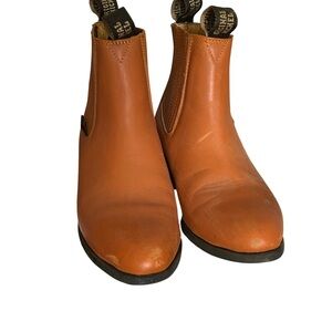 Michel Boot Leather Charro Ankle Boot